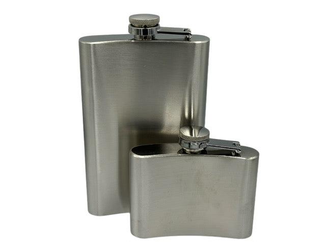 Heup veldfles stainless steel 4 oz 10 oz