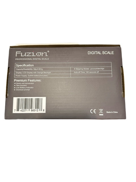 Fuzion Pro-50 digital scale