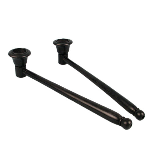 Long wooden smoking pipe