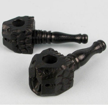 Mini wooden smoking hand pipe