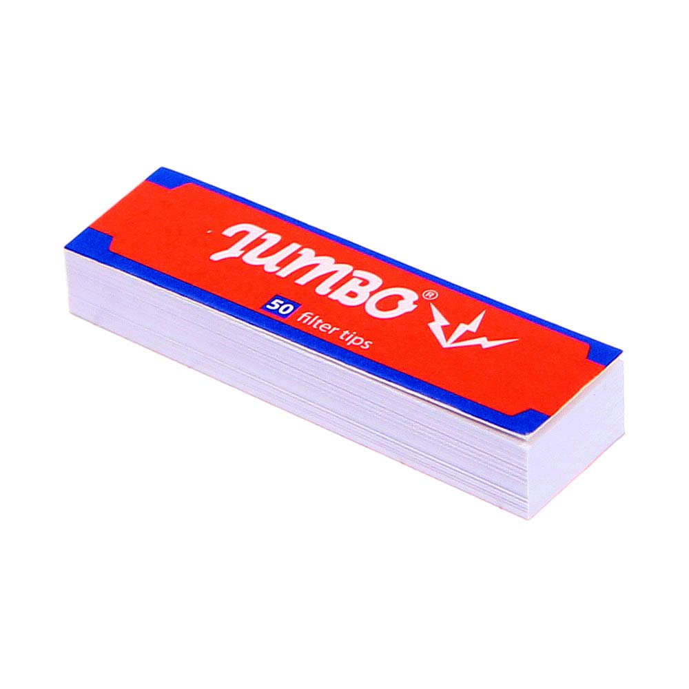 JUMBO White filtertips 100 tips display