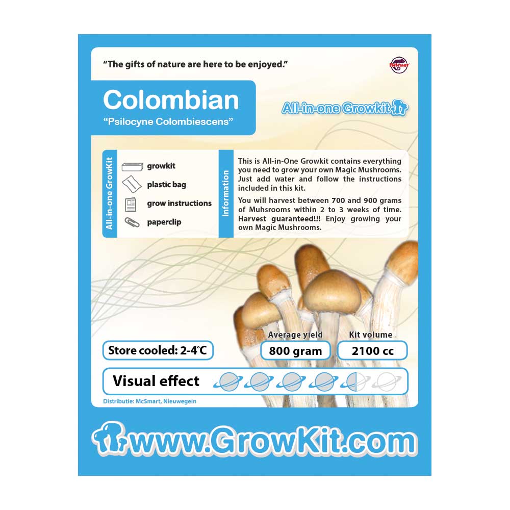 Kolumbianisches Growkit – 2100 cc