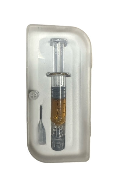 Luer lock glass oil syringe borosilicate glass (1ml)